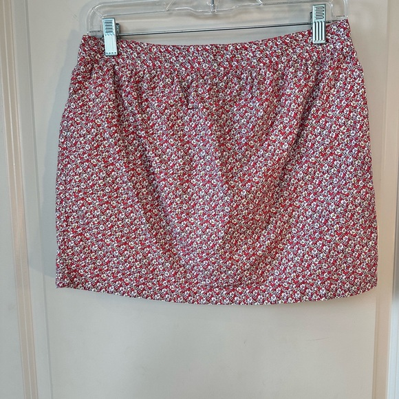 Jack Wills Ditzy Floral Cotton Button Up Patch Pockets Mini Skirt, Size 4 - Picture 2 of 9